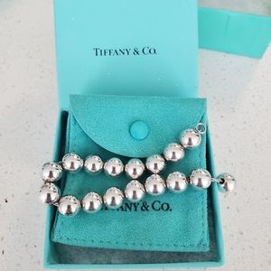 Tiffany silver ball bracelet
